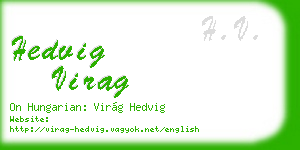 hedvig virag business card