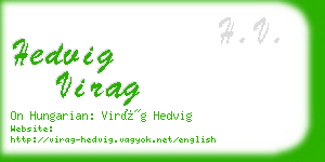 hedvig virag business card